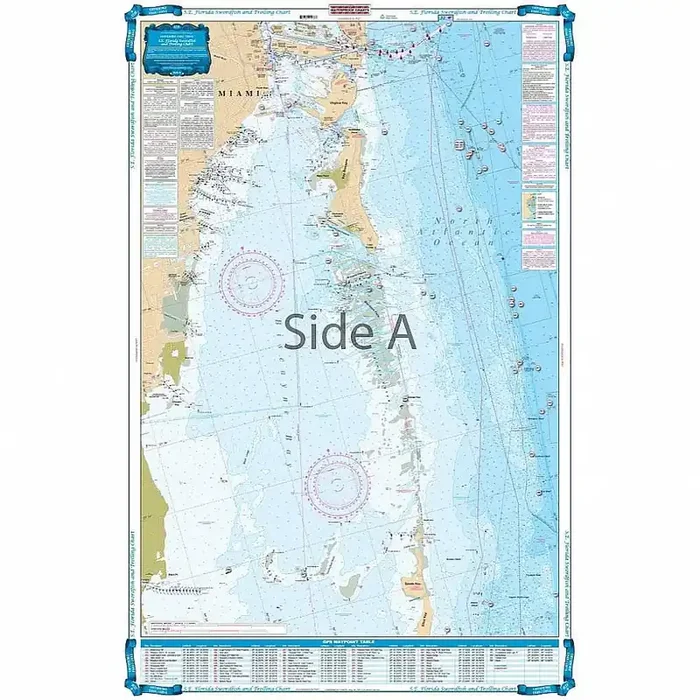 Waterproof Charts 123F SE Florida – Swordfish & Trolling Fishing