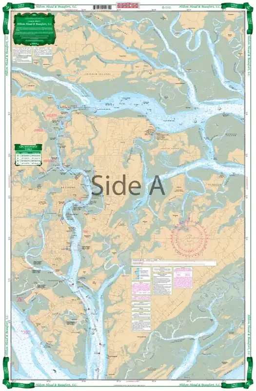 Waterproof Charts 93E Hilton Head & Beaufort – Large Print