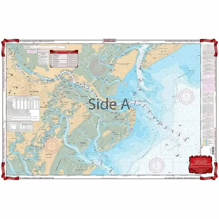 Waterproof Charts 97 St. Catherines Sound to Hilton Head ICW Standard
