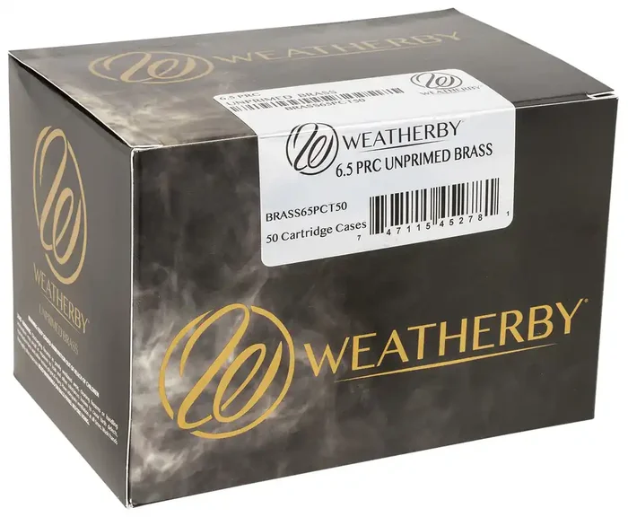 Weatherby Brass65pct50 Unprimed Cases 6.5prc Rifle Brass 50box – BRASS65PCT50