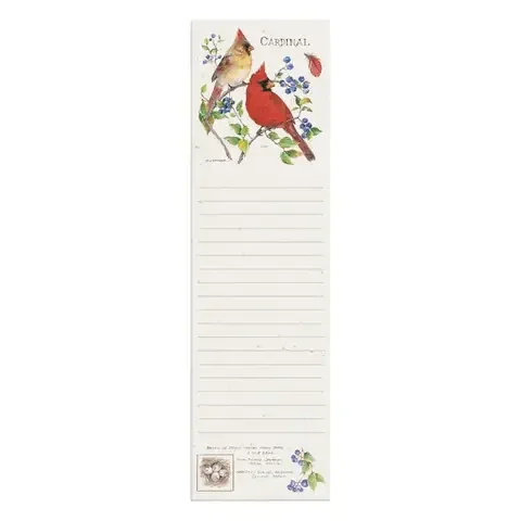 Wellspring List Pad – Cardinals