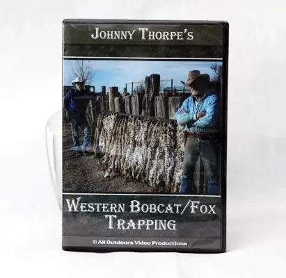 Western Bobcat and Fox Trapping – Johnny Thorpe – DVD