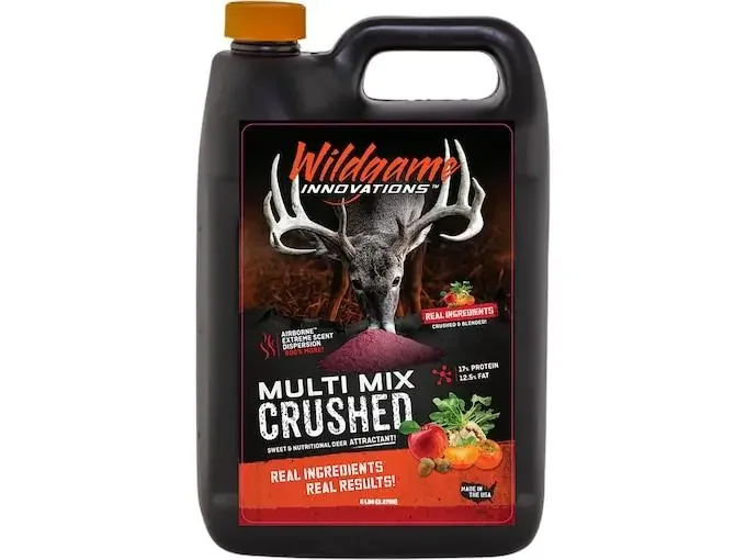 Wildgame Innovations Deer Attractant – Trail Mix Crushed – 1 Gallon Jug