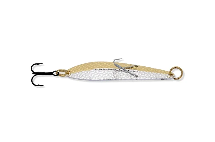 Williams Junior Ice Jig – 1/2 oz. – Silver/Gold Nu-Wrinkle