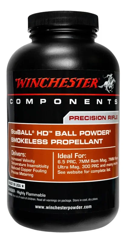 Winchester Powder STABALLHD8 Staball HD Rifle Powder 8LB – STABALLHD8