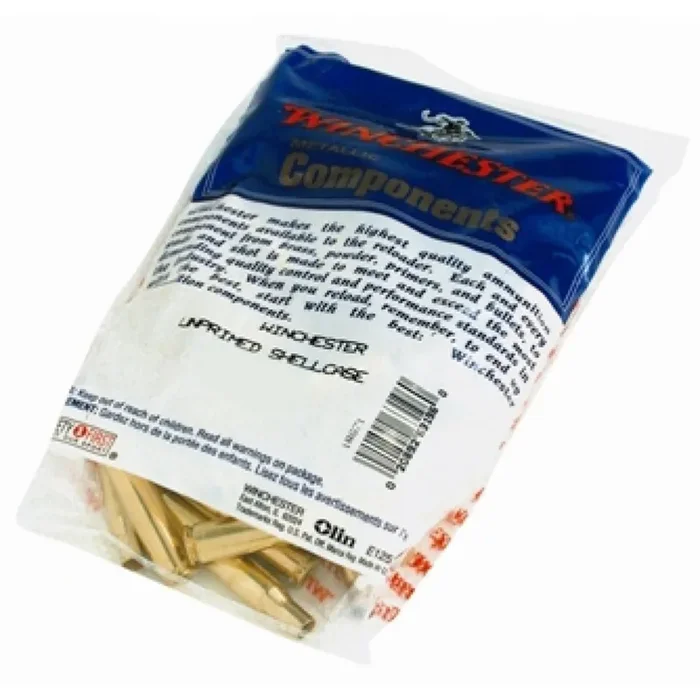 Winchester Unprimed Brass Rifle Cartridge Cases 100/ct .222 Rem – WSC222RU