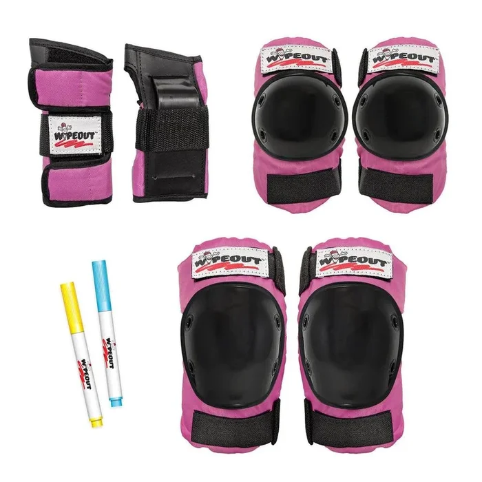 WIPE OUT Girl’s Wipeout 3 Pack Pads 5+ – Pink