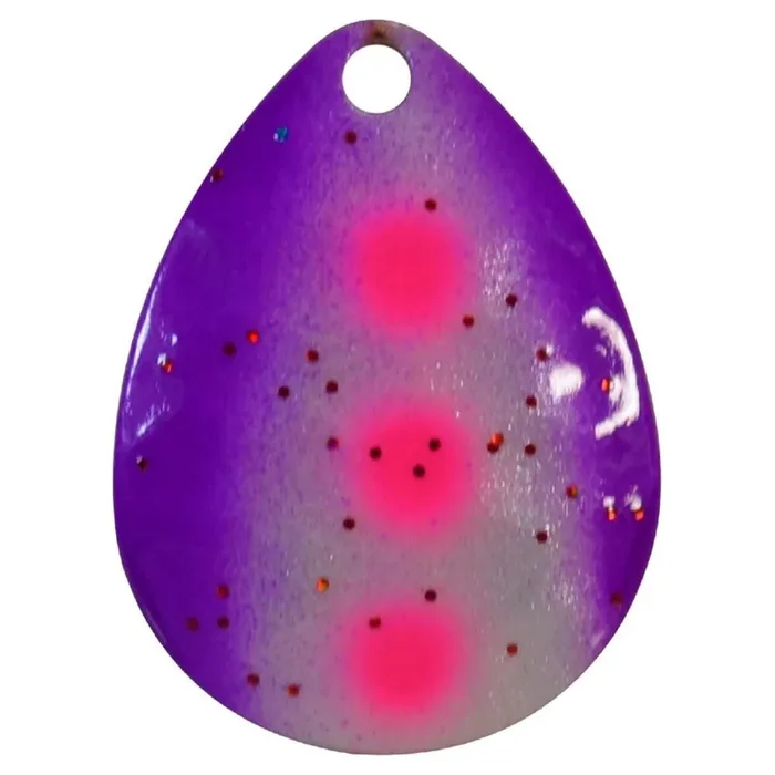 Wolverine Tackle Colorado Blades – 4 – Purple Squirrel/Copper Back