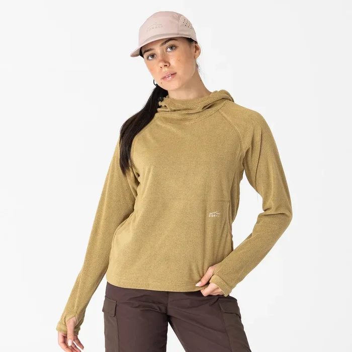 Womens Air-Grid Fleece Mustard
