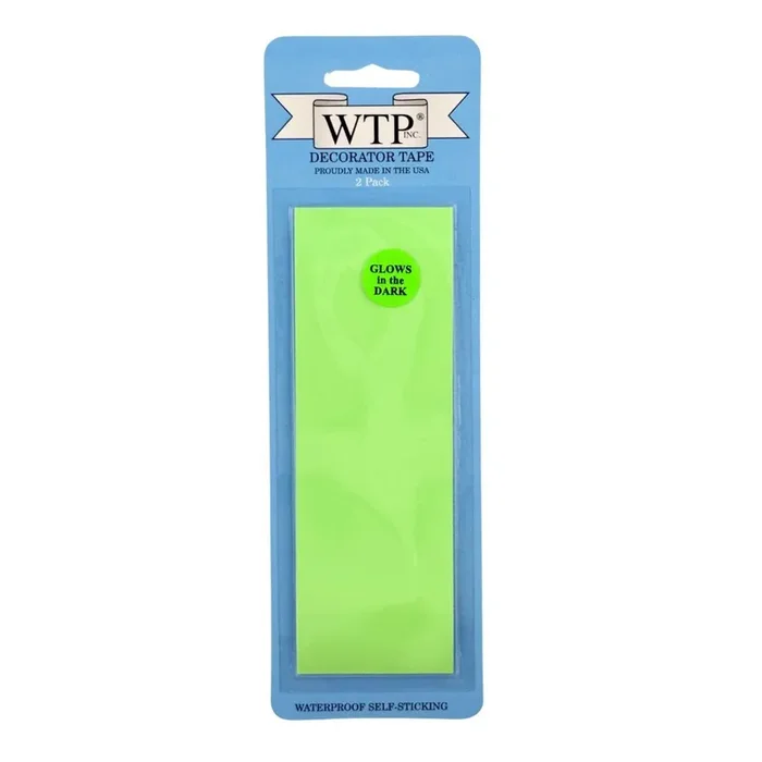 WTP Decorator Tape (2 Sheets Per Pack) – 2″ X 6″ – Green Glow