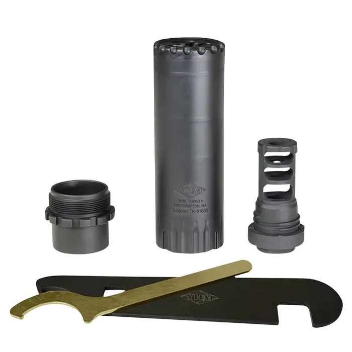 Yankee Hill 218028 Turbo K RB 5.56x45mm NATO 4.90 L Black Stainless Steel Phantom QD Adapter 1228 tpi Flash Hider – 218028