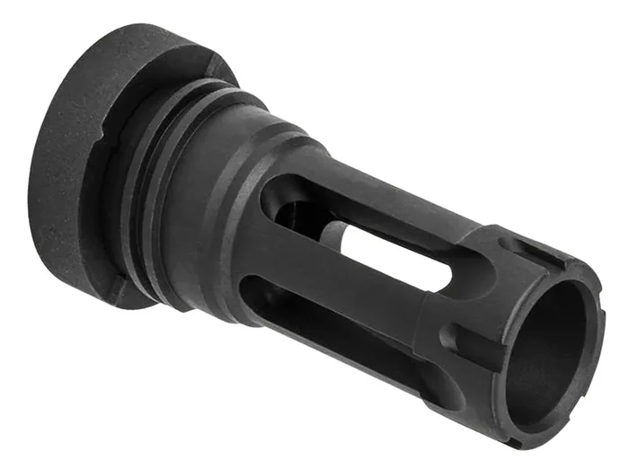 Yankee Hill 430228A QD Light Tactical Flash Hider made of Black Finish Steel with 1228 tpi Threads for 30 Cal ARPlatform – 430228A