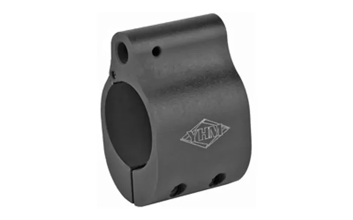 Yankee Hill Machine Co Hinged Low Profile Gas Block For Mounting Rifle-Length Forearm to Carbine-Length Barrel .750″ Bore Diameter YHM-9345