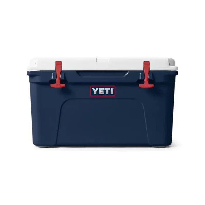 YETI Tundra 45 Hard Cooler – Patriotic Rescue Red/ Navy/ White