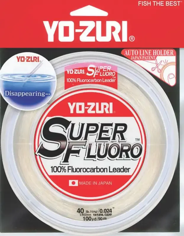 Yo-Zuri – Superfluoro Leader – Natural Clear 25lb 30yd –