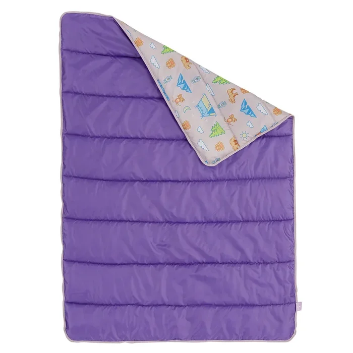 Youth Kids’ Camping Blanket – Purple